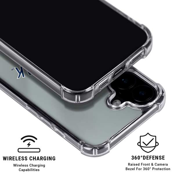 MLB New York Yankees Alternate/Away Jersey iPhone 17 Clear Case