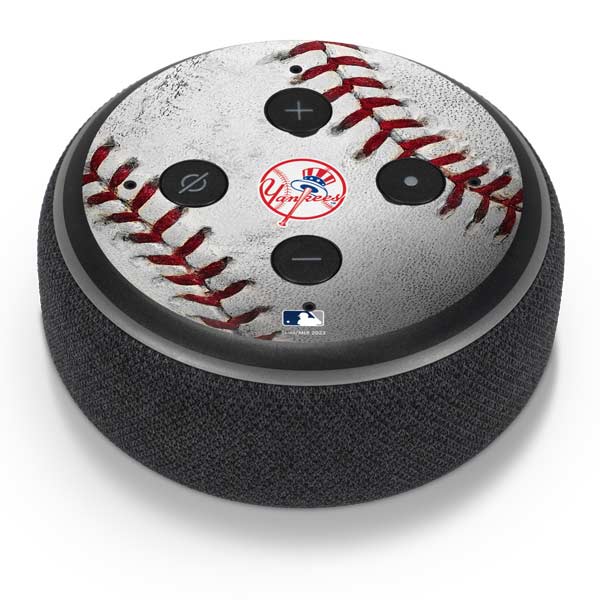 MLB New York Yankees Game Ball Amazon Echo Dot Skin