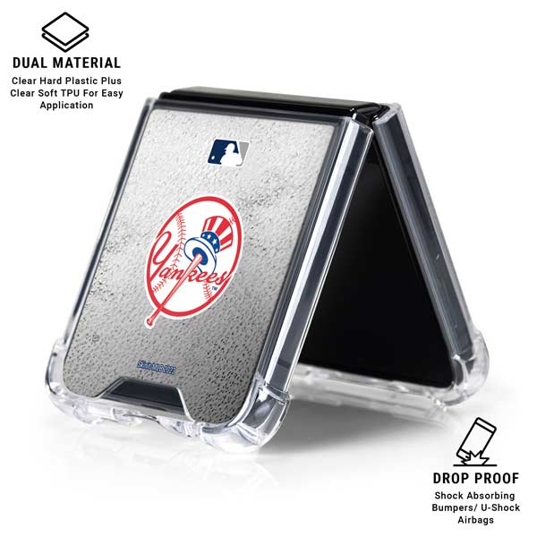 MLB New York Yankees Game Ball Galaxy Z Flip7 Clear Case