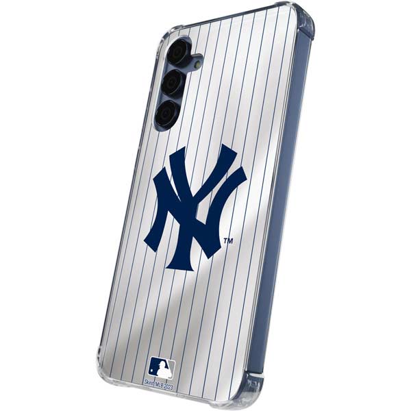 MLB New York Yankees Home Jersey Galaxy A35 5G Clear Case