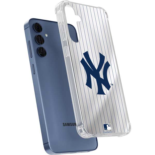 MLB New York Yankees Home Jersey Galaxy A35 5G Clear Case