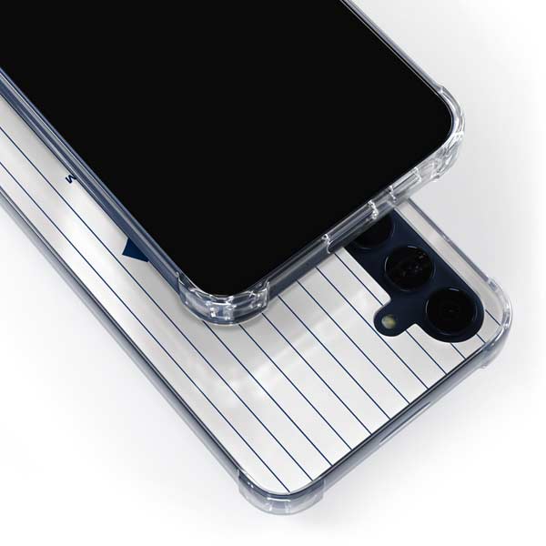 MLB New York Yankees Home Jersey Galaxy A35 5G Clear Case