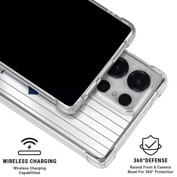 MLB New York Yankees Home Jersey Galaxy S25 Ultra Clear Case