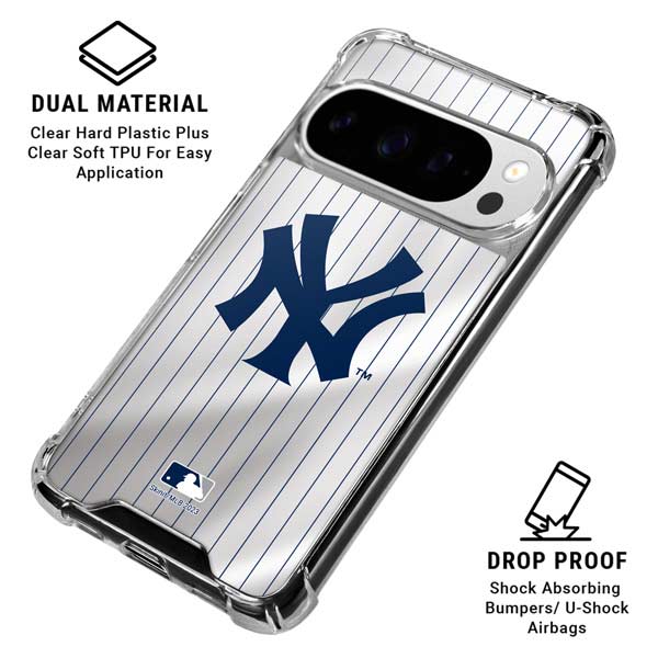 MLB New York Yankees Home Jersey Google Pixel 10 Pro XL Clear Case