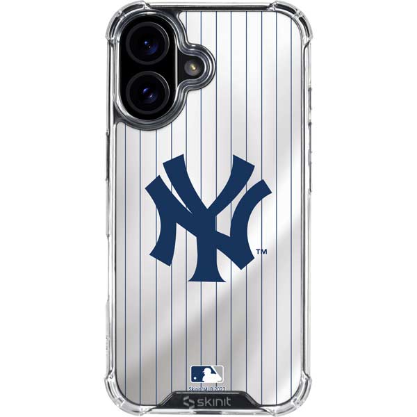MLB New York Yankees Home Jersey iPhone 16 Plus Clear Case