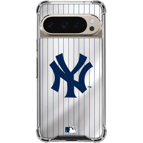 MLB New York Yankees Home Jersey Pixel 9 Pro XL Clear Case