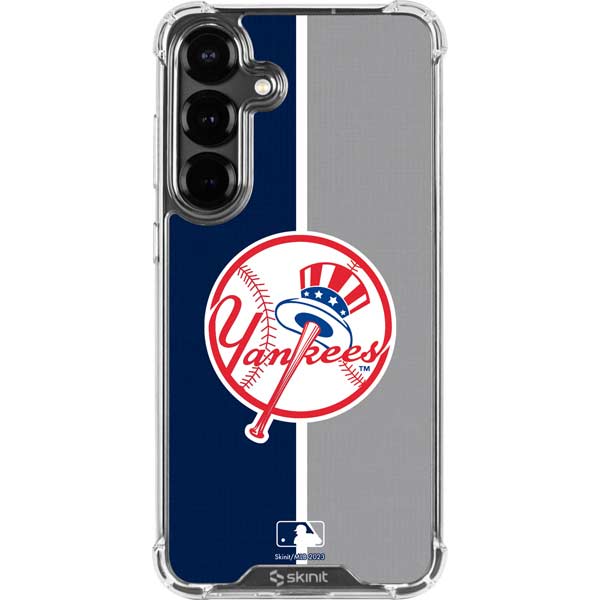 MLB New York Yankees Split Galaxy S26 Clear Case