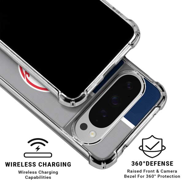 MLB New York Yankees Split Google Pixel 10 Pro XL Clear Case