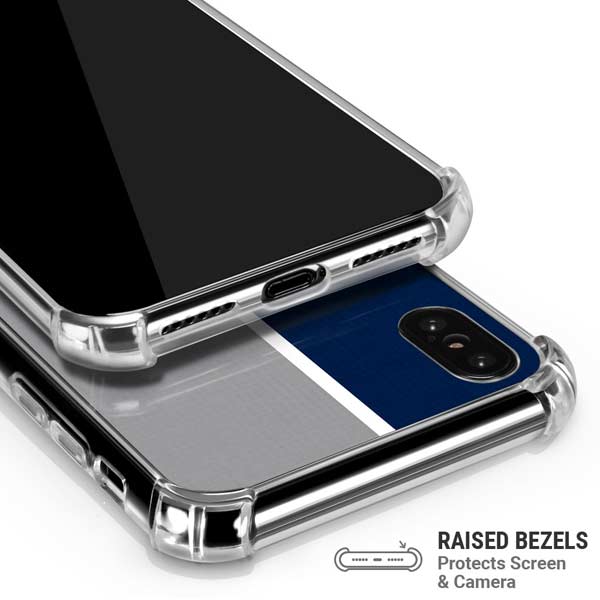 MLB New York Yankees Split iPhone X/XS Clear Case