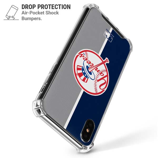 MLB New York Yankees Split iPhone X/XS Clear Case