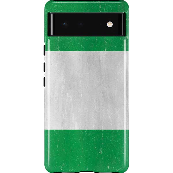 Nigeria Flag Distressed Pixel Cases