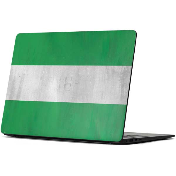 Nigeria Flag Distressed Surface Laptop 7 15in Skin