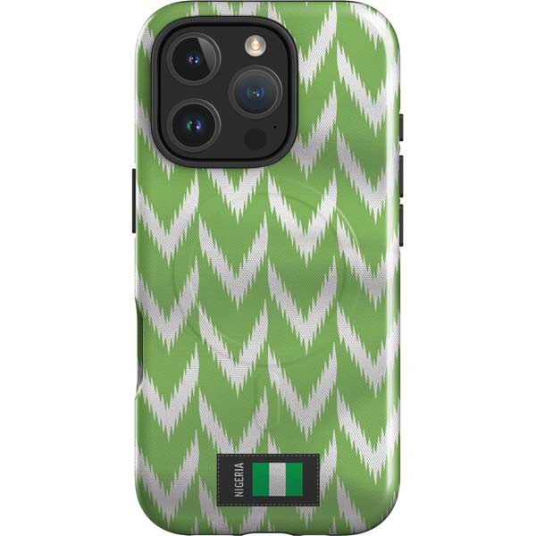Nigeria Soccer Flag iPhone 16 Pro Magsafe Impact Case