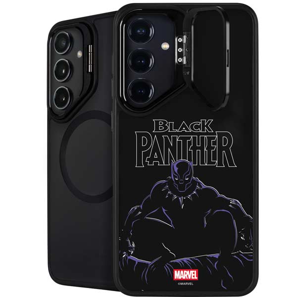 Marvel Black Panther Night Time Watch Galaxy S26 Kickstand Case