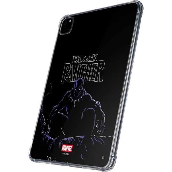 Marvel Black Panther Night Time Watch iPad Pro 11in (2024) Clear Case