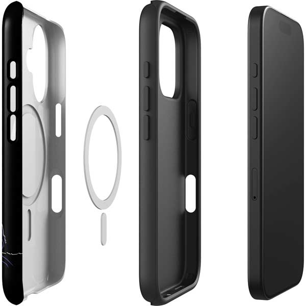 Marvel Black Panther Night Time Watch iPhone 16 Magsafe Impact Case