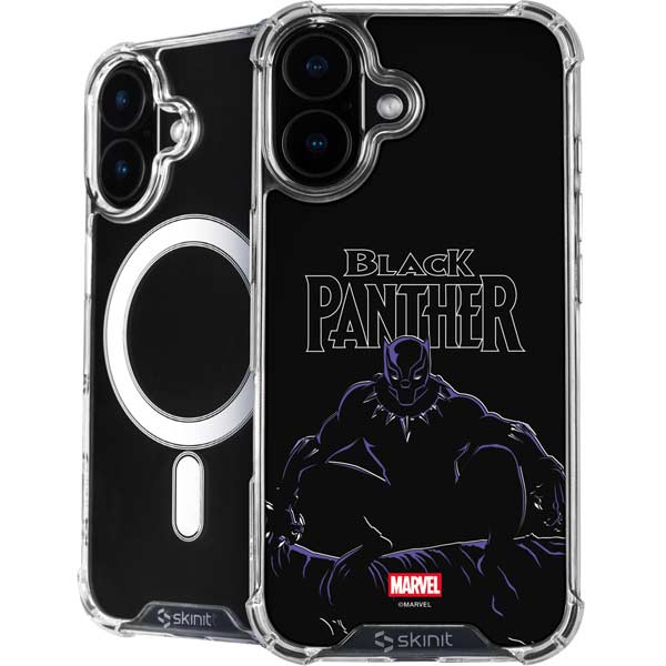 Marvel Black Panther Night Time Watch iPhone 17 MagSafe Case