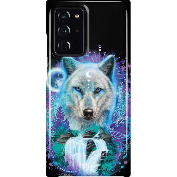 Night Wolf by Sheena Pike Galaxy Cases