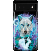 Night Wolf by Sheena Pike Pixel Cases