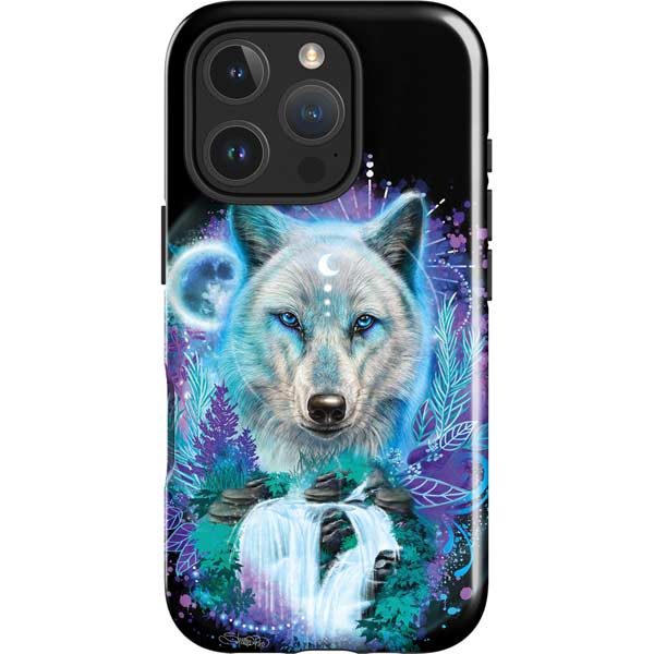 Night Wolf by Sheena Pike iPhone 16 Pro Magsafe Impact Case