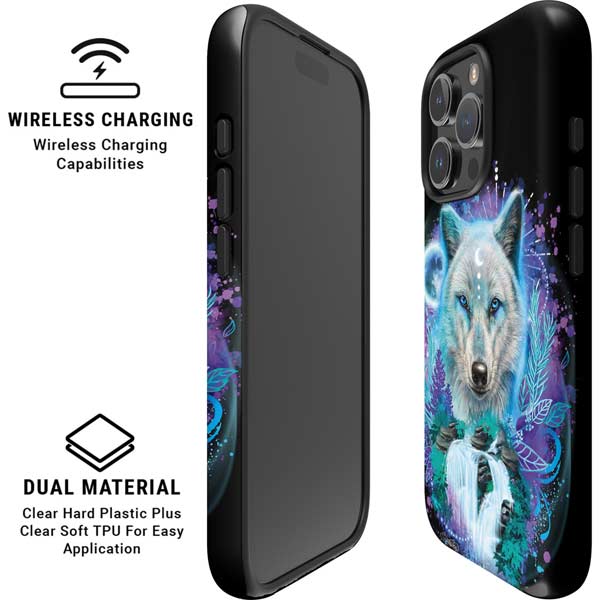 Night Wolf by Sheena Pike iPhone 16 Pro Magsafe Impact Case