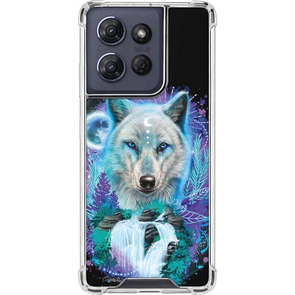 Night Wolf by Sheena Pike Moto G Stylus 5G (2025) Clear Case