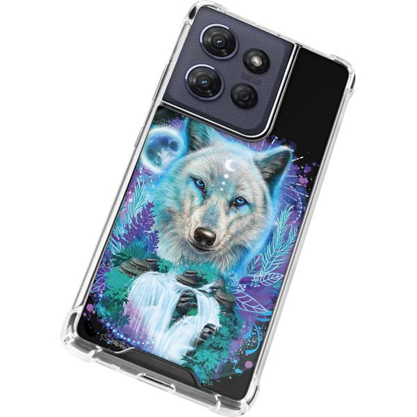 Night Wolf by Sheena Pike Moto G Stylus 5G (2025) Clear Case