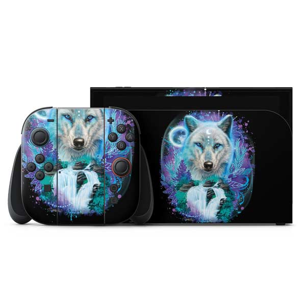 Night Wolf by Sheena Pike Nintendo Switch 2 (2025) with Joy-Con Skin
