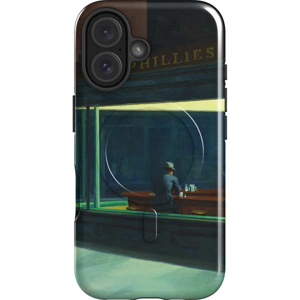 Edward Hopper Nighthawks 1942 iPhone 16 Magsafe Impact Case