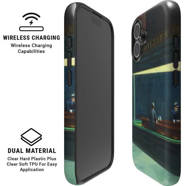 Edward Hopper Nighthawks 1942 iPhone 16 Magsafe Impact Case