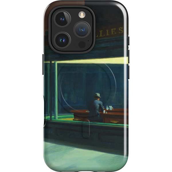 Edward Hopper Nighthawks 1942 iPhone 16 Pro Magsafe Impact Case