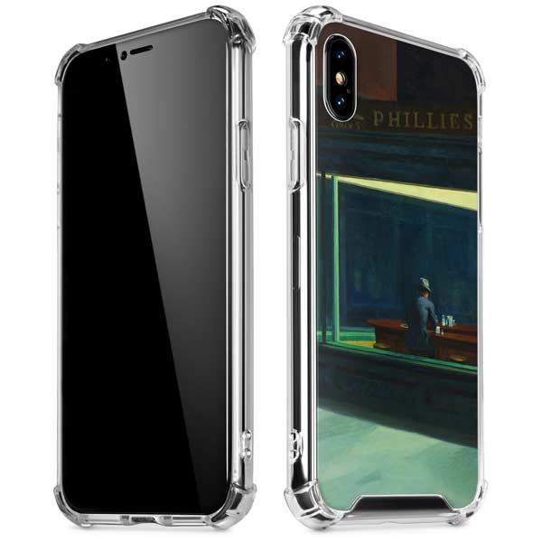 Edward Hopper Nighthawks 1942 iPhone X/XS Clear Case