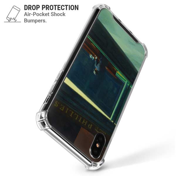 Edward Hopper Nighthawks 1942 iPhone X/XS Clear Case