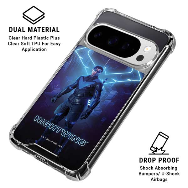 DC Comics Gotham Knights Nightwing Google Pixel 10 Pro XL Clear Case