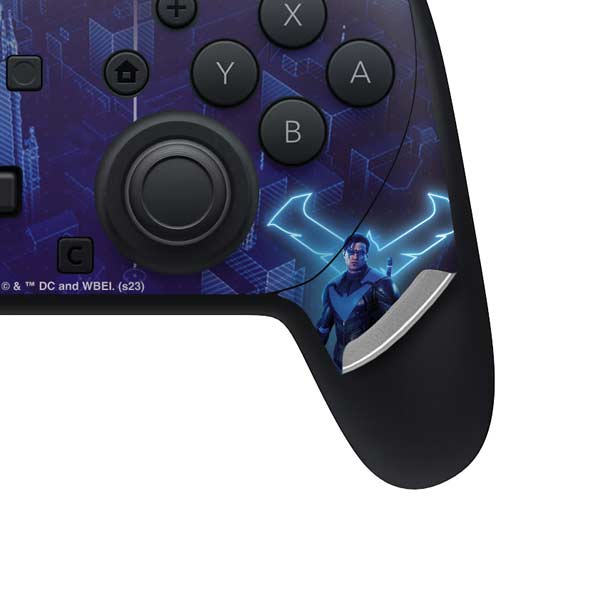 DC Comics Gotham Knights Nightwing Nintendo Switch 2 (2025) Pro Controller Skin