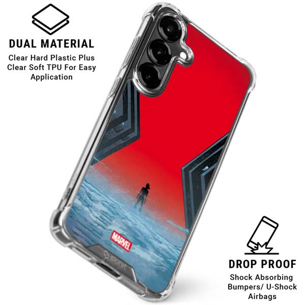 Marvel Black Widow No More Secrets Galaxy S26 Clear Case