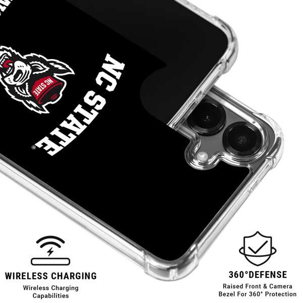 North Carolina State University NC Wolfpack Galaxy S26 Clear Case