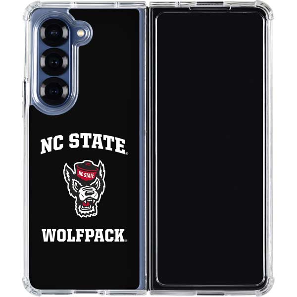 North Carolina State University NC Wolfpack Galaxy Z Fold7 Clear Case