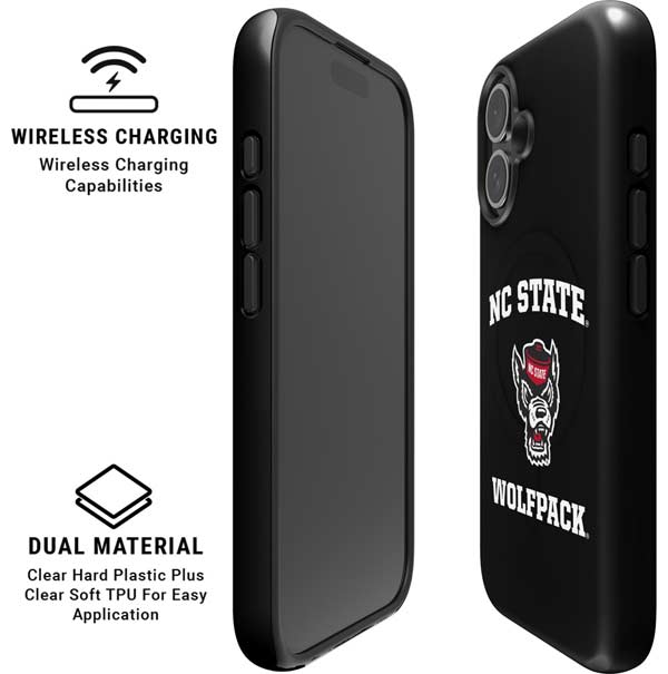 North Carolina State University NC Wolfpack iPhone 16 Plus Magsafe Impact Case