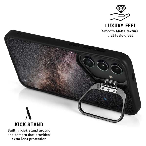 Northern Summer Milky Way Galaxy S26 Ultra Kickstand Case