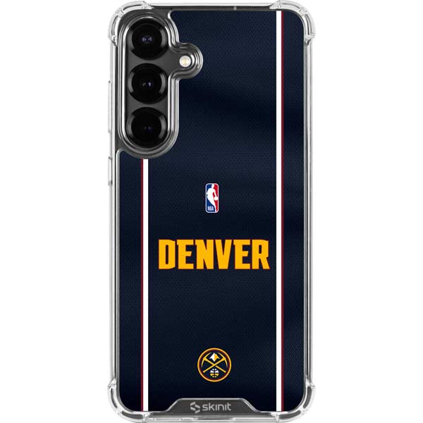 NBA Denver Nuggets Jersey Galaxy S26 Clear Case