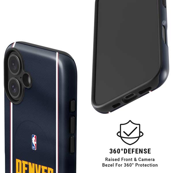 NBA Denver Nuggets Jersey iPhone 17 Magsafe Impact Case