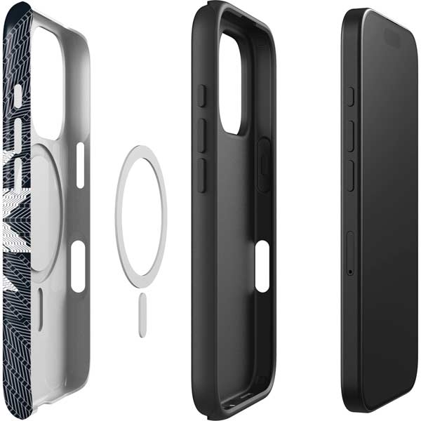 NYC Symmetric Flower iPhone 16 Pro Max Magsafe Impact Case