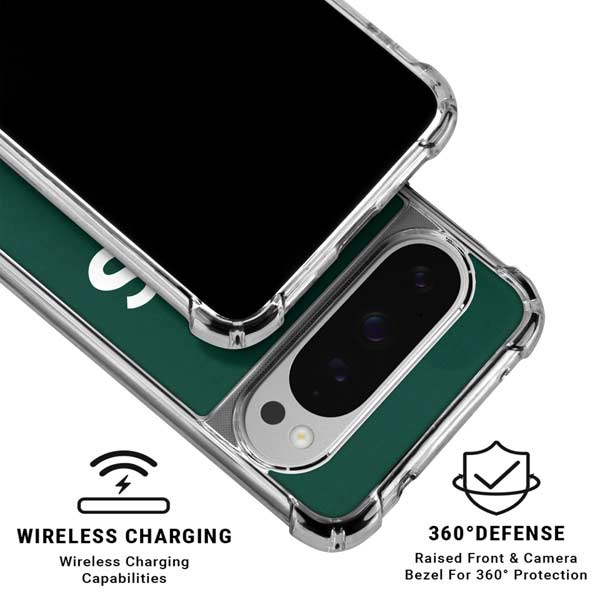 MLB Oakland Athletics - Solid Distressed Google Pixel 10 Pro Clear Case
