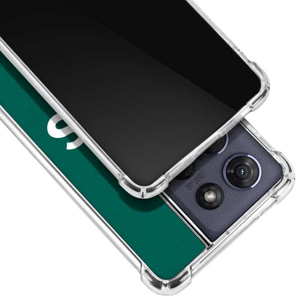 MLB Oakland Athletics - Solid Distressed Moto G Stylus 5G (2025) Clear Case