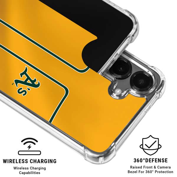 MLB Oakland Athletics Alternate Jersey Galaxy S26 Clear Case