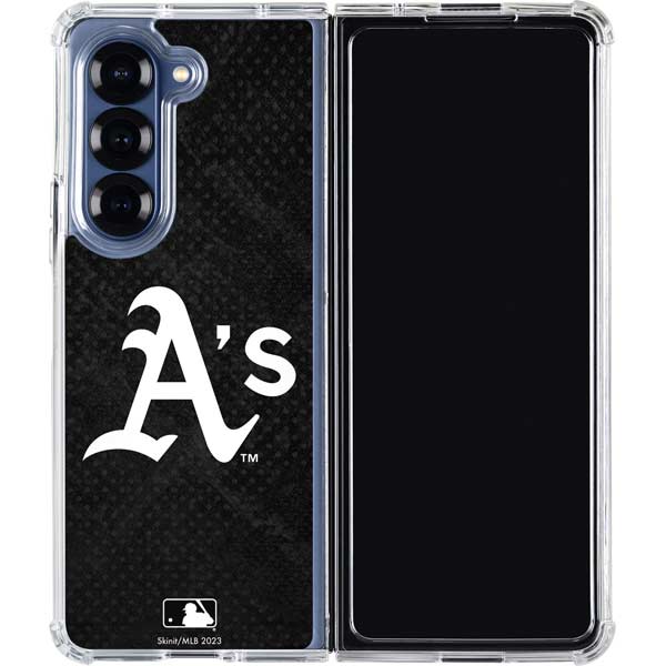 MLB Oakland Athletics Dark Wash Galaxy Z Fold7 Clear Case