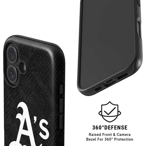 MLB Oakland Athletics Dark Wash iPhone 16 Magsafe Impact Case
