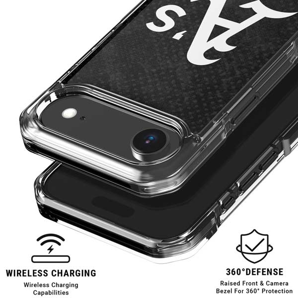 MLB Oakland Athletics Dark Wash iPhone 17 Air Clear Case