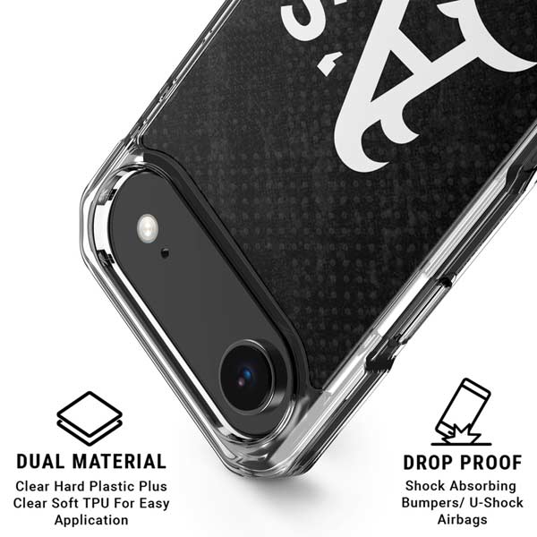 MLB Oakland Athletics Dark Wash iPhone 17 Air Clear Case